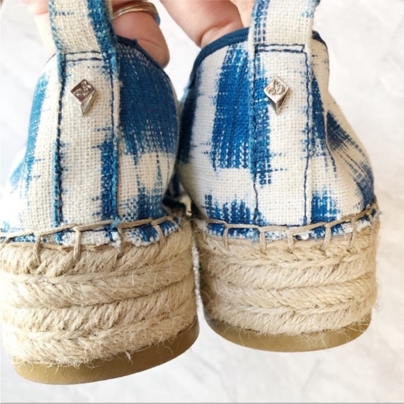 SAM EDELMAN Ikat Print Espadrilles Slip On Platform - Picture 9 of 15